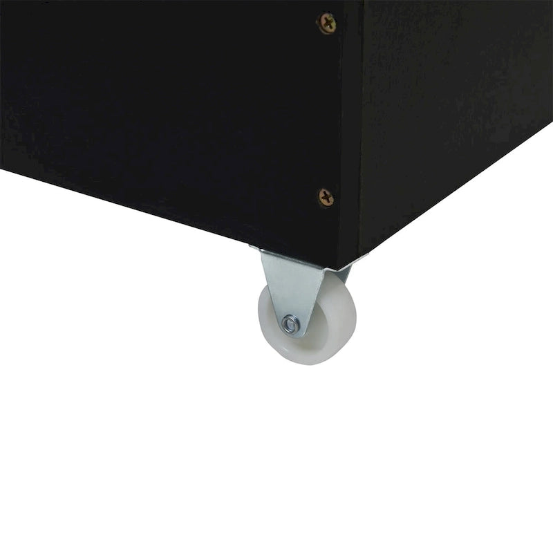 Lit plate-forme capitonné en velours Queen Size avec 2 tiroirs et 1 lit gigogne Twin XL