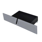 Lit plate-forme capitonné en velours Queen Size avec 2 tiroirs et 1 lit gigogne Twin XL