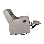 Fauteuil inclinable à bascule manuel avec fonctions pivotante et de glisse