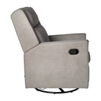 Fauteuil inclinable à bascule manuel avec fonctions pivotante et de glisse