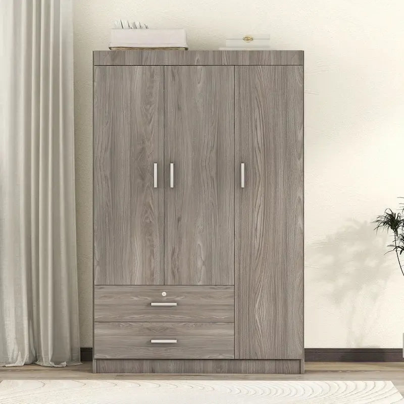 Nestfair 3-Door Wardrobe with 2 Drawers