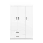 Armoire 3 portes avec 2 tiroirs