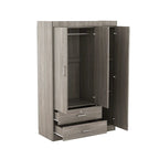 Armoire 3 portes avec 2 tiroirs