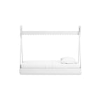 Lit double en forme de tente blanc