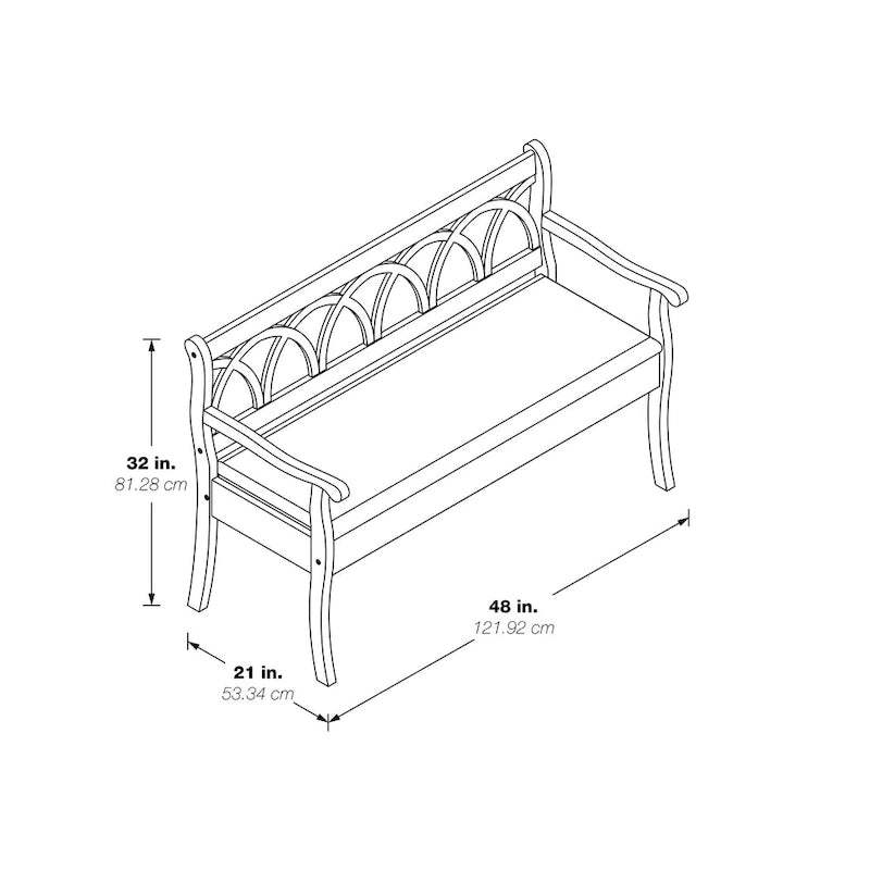 Banc de rangement Louisdale