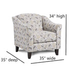 Fauteuil d'appoint brume de Comméline