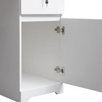 Meuble Buffet avec Rangement, Grand Buffet Cannelé avec Étagères Réglables, Commodes, Console Meuble d'Appoint