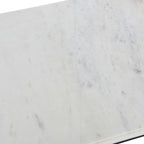Table basse en marbre véritable et métal