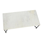 Table basse en marbre véritable et métal